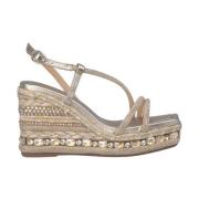 Kile Sandal med Rhinestone Stropper