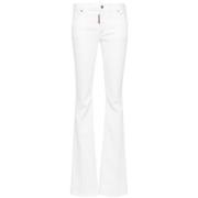 Hvite Skinny Jeans