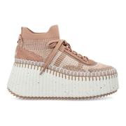 Rose Wedge Sneakers Aw24