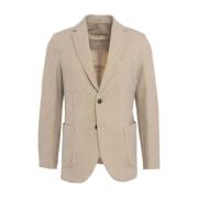 Beige Blazer Aw24 Herremote