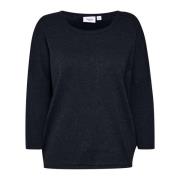 Night Sky R-Neck Pullover Strikkegenser