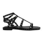 Svart Stud Sandal