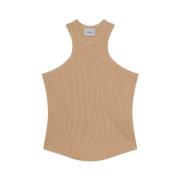 Ermeløs Tank Top i Varm Sand