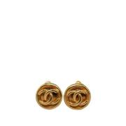 Pre-owned Yellow Gold earrings