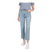 Daphne Crop High Rise Stovepipe Blue Rising 1983-3009 - 25