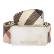 Pre-owned Coated canvas belts