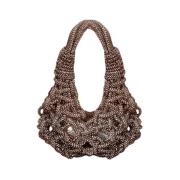 Håndvevd Micro Diamond Hobo-veske