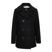 Klassisk Sailor Coat Jakke Svart