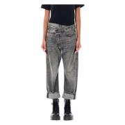 Svart Cross Over Jeans Leyton