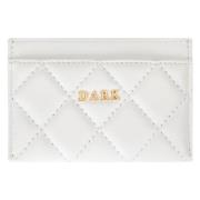 Skinn Quilted Kortholder OFF White