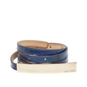 Pre-owned Leather belts