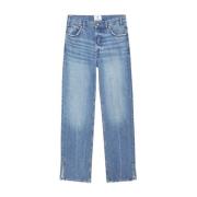 Nordisk Blå Avslappet Straight Jeans