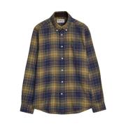 Klassisk Tartan Flanell Rutete Skjorte