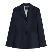 Navy Linjakke Elegant Stil