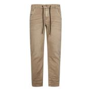 Beige Tapered JoggJeans for Menn