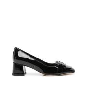 Svart Patent Skinn Loafer med Tassel