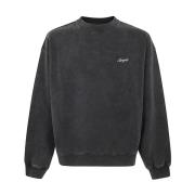 Svart Vasket Sweatshirt