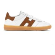 Hvite lave sneakers for kvinner