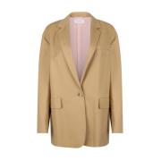 Lys Beige Oversized Blazer