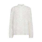 Brodert Blomsterbluse