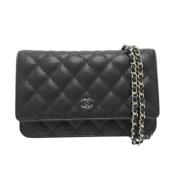 Pre-owned Leather chanel-bags