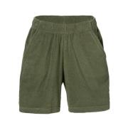 Stretch Terry Shorts - Army Green