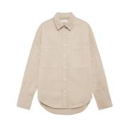 Oversized Dante Shirt i Beige