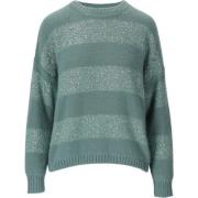 Grønn Mohair Crewneck Sweater