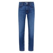 Slim Fit Mid-Blue Denim Jeans