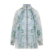 Multifarget Paisley Bluse