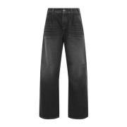 Svart Stone Jeans