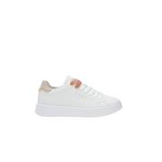 Grace Leather Sneakers i Hvit/Rosa