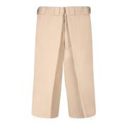 Beige Shorts Elegant Stil