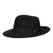 Klassisk Fedora Hatt Svart