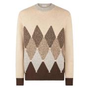 Mouline Beige Pullover Sweater