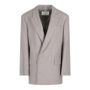 Flanell Dobbeltspent Blazer