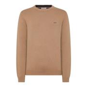 Varm Beige Genser Rund Stil