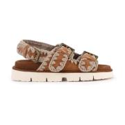 Bio Buckle Semsket Sandal i Cuoio