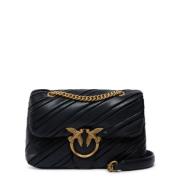 Mini Love Puff Svart Clutch