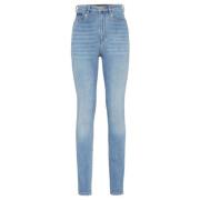 Skinny Jeans med Unikt Design