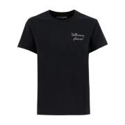 Brodert Crew-neck T-skjorte