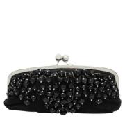 Pre-owned Suede clutches