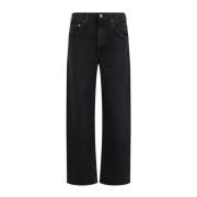 Svarte Low Curve Jeans