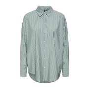 Oversize Button-Up Skjorte