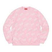 Vendbar Lys Rosa Crewneck Genser