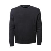 Sort Crew-Neck Ullgenser