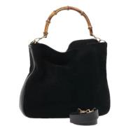 Pre-owned Suede handbags