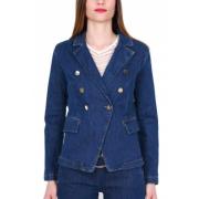 Dobbelspent denim blazer