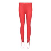 Topstitched skinn leggings