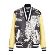 Skinn varsity jakke med Tiger print